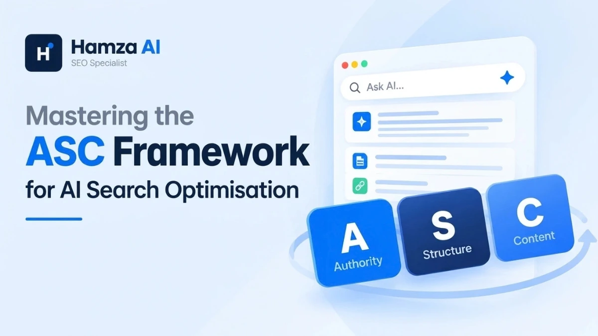 ASC Framework for AI search optimisation: Authority, Structure, Content