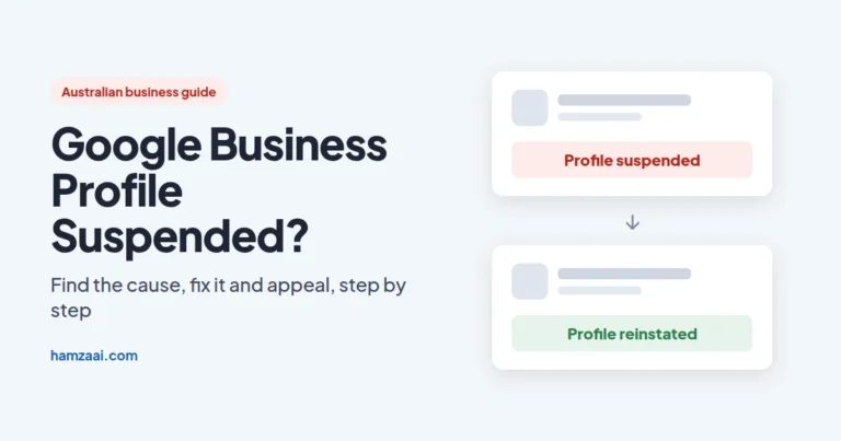 Google Business Profile suspended – how to get it back in Australia